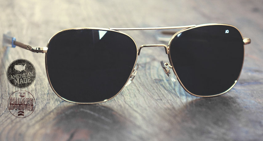 American Optics square aviator