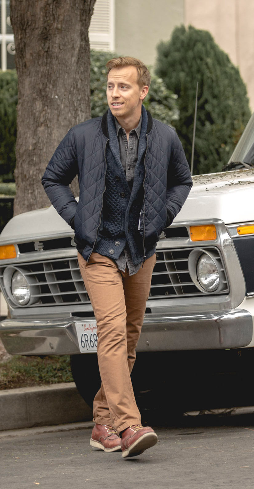 men casual fall winter fashion outfit inspiration