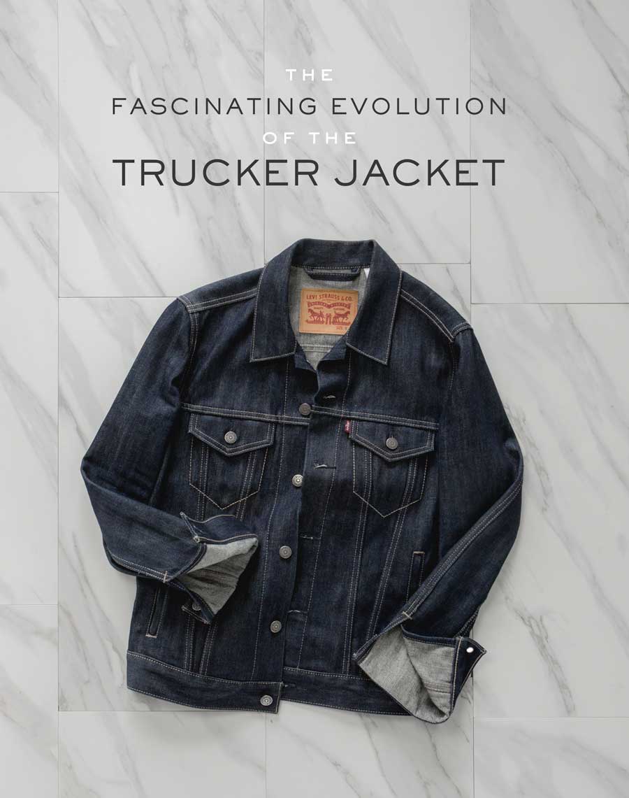 the fascinating evolution of the denim trucker jacket