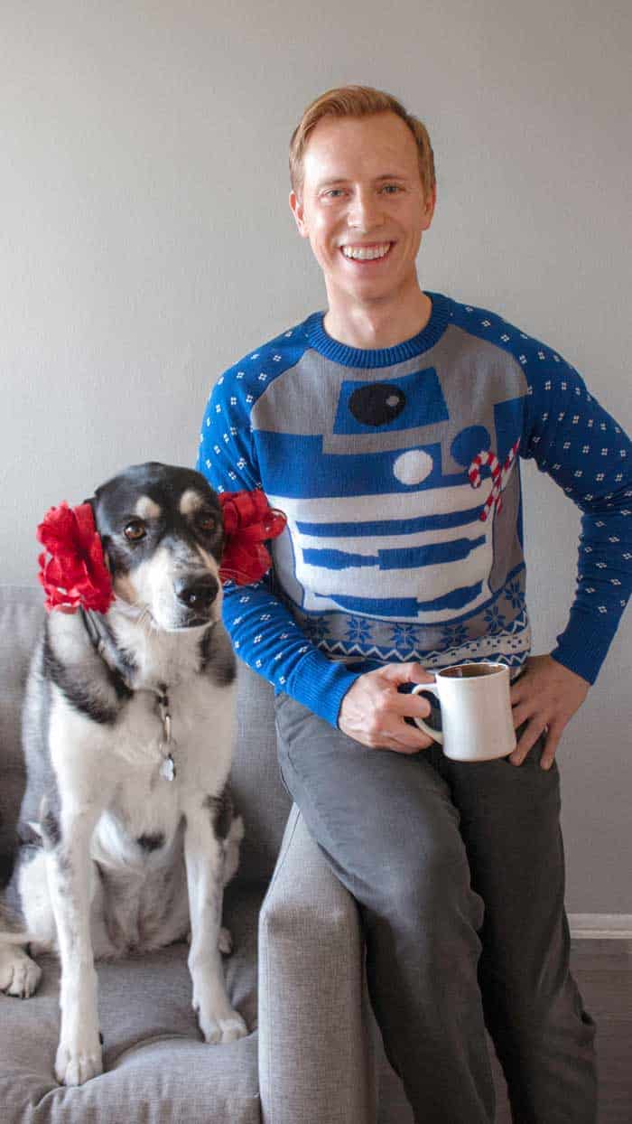 Day-1 r2d2 star wars ugly christmas sweater