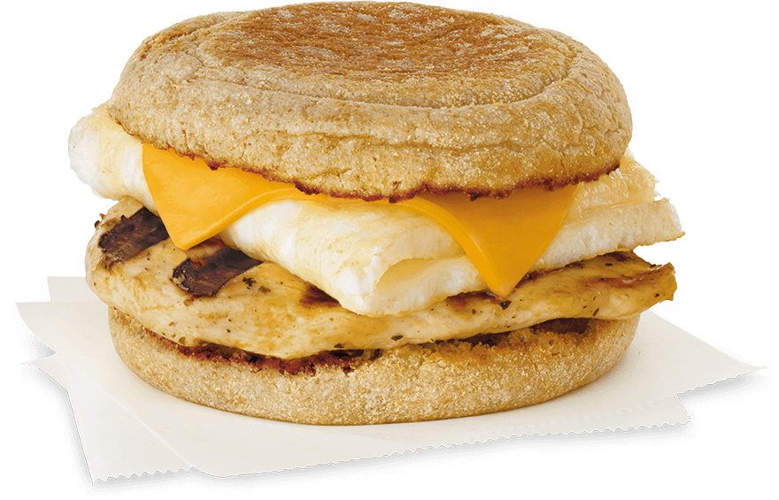 Image of the chick fil a breakfast sandwich the egg white grill
