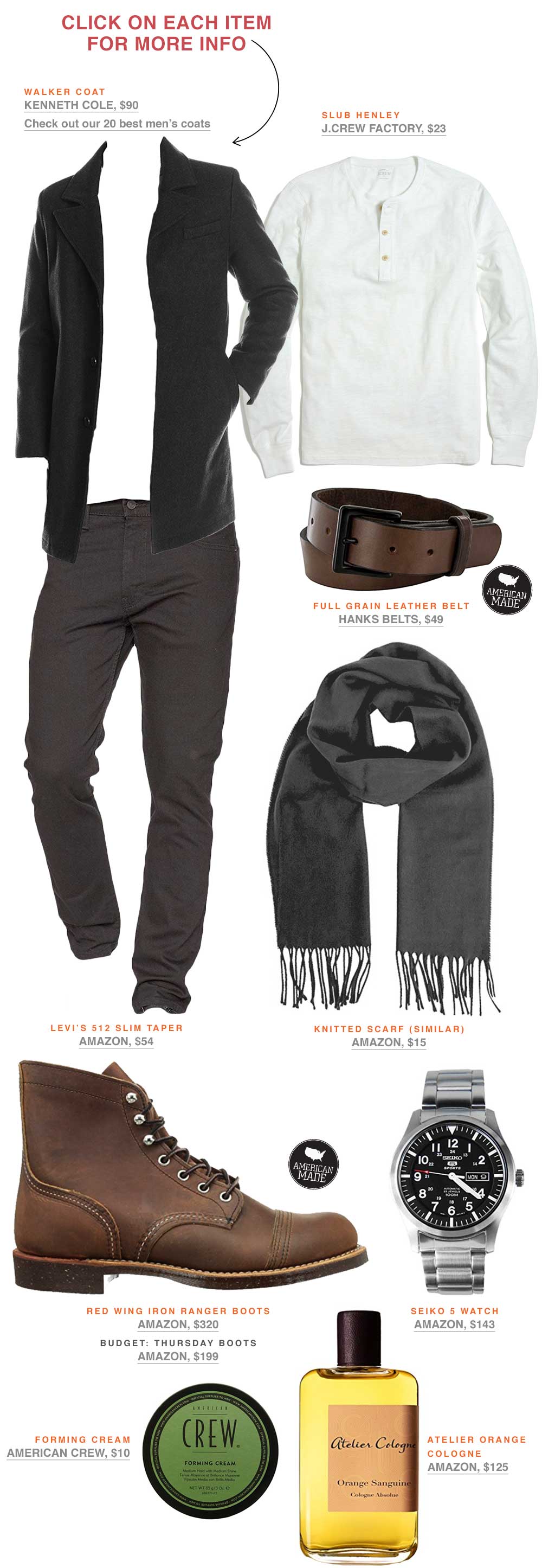 men's fashion inspiration outfit ideas live action getup primer magazine rugged fall winter