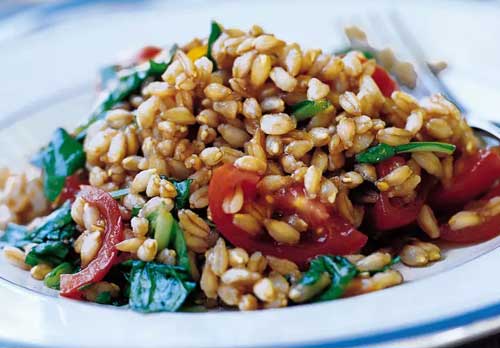 farro and arugala salad