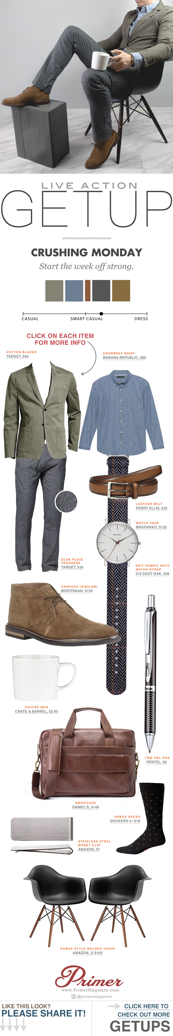 men's outfit ideas business casual smart casual blazer chukka boots men fashion