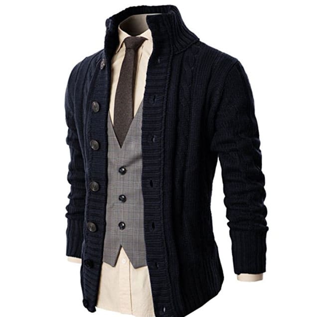 amazon mock neck cardigan