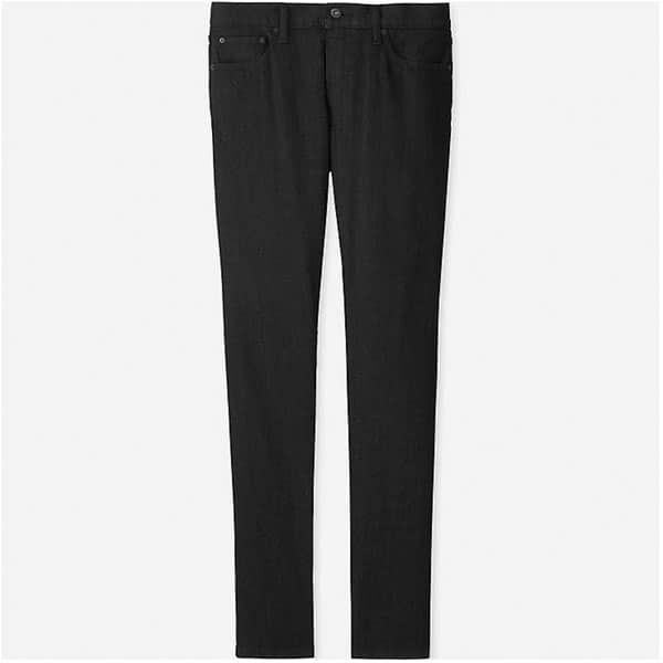 uniqlo black jeans stretch