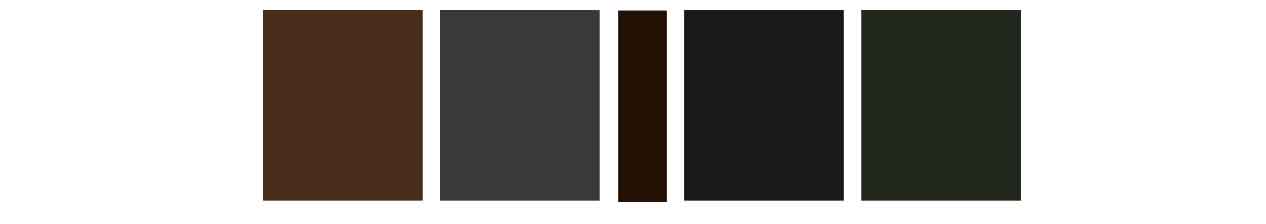 han-solo-swatches Brown, black, and gray color swatches