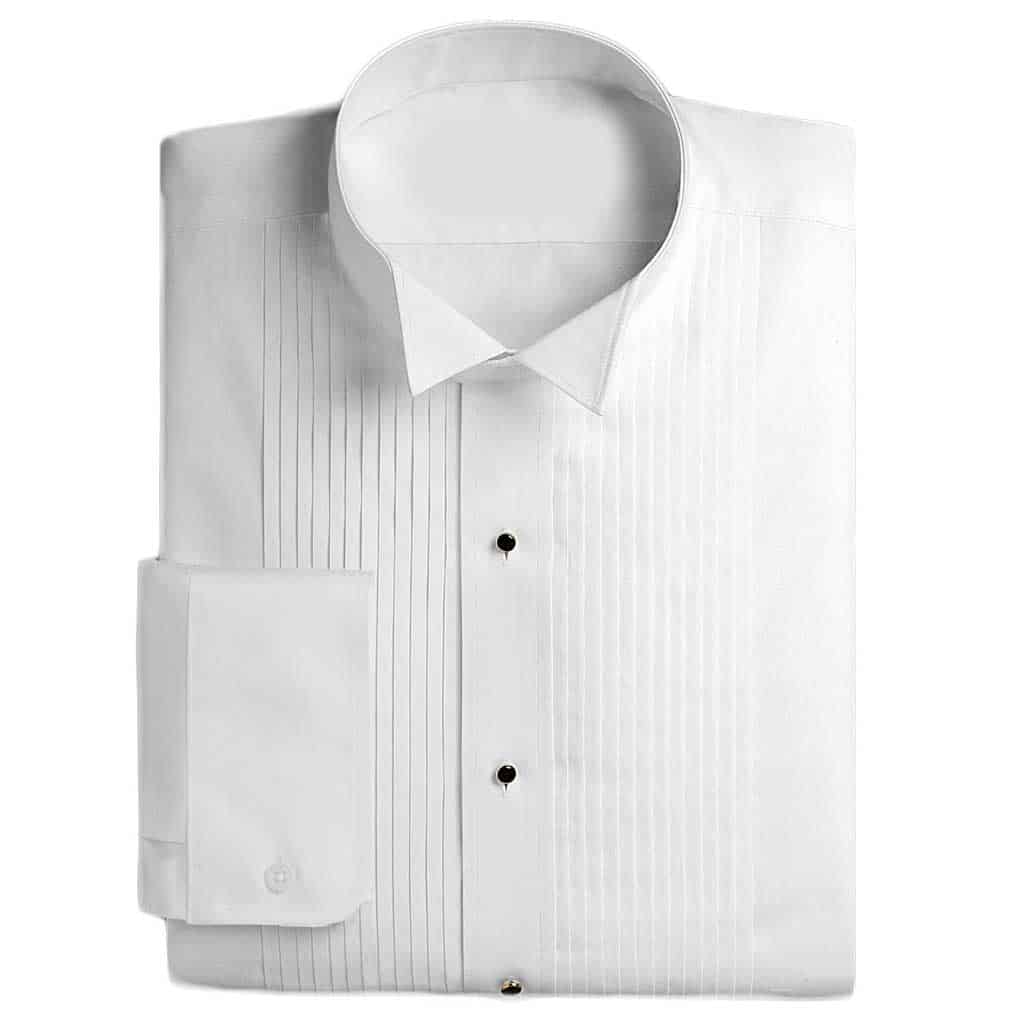 White tuxedo shirt