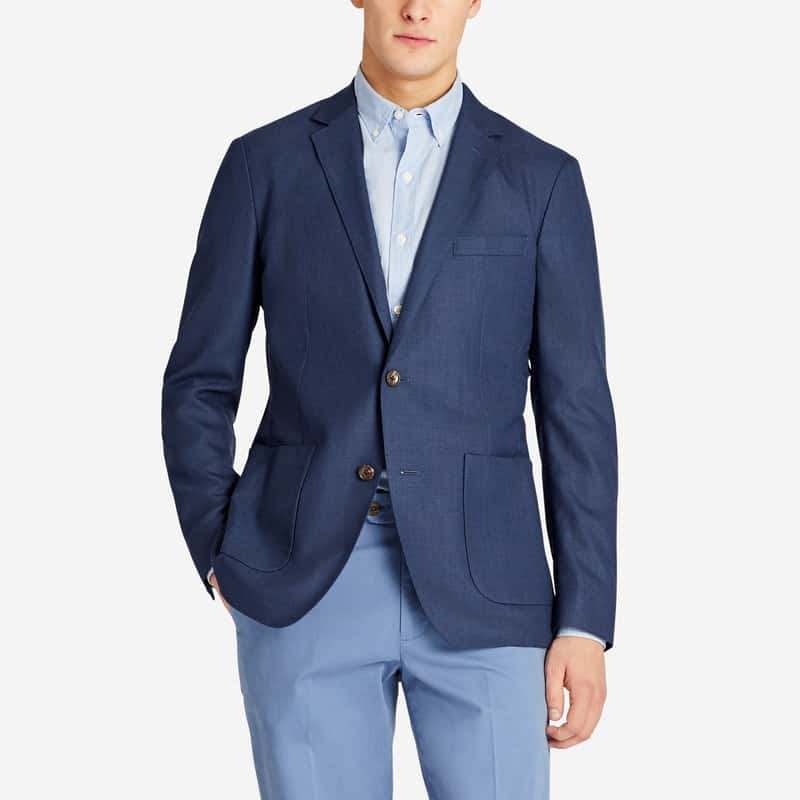 Image of man wearing Bonobos Italian wool blazer