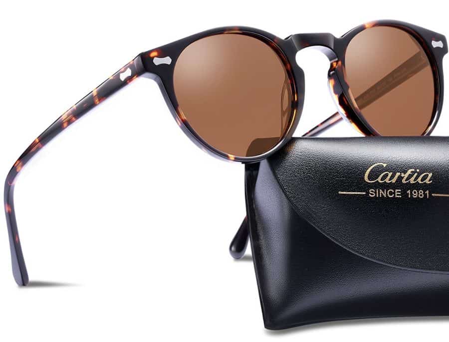 Image of Carfia vintage round sunglasses