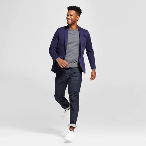 Image of man wearing Goodfellow & Co. chino blazer