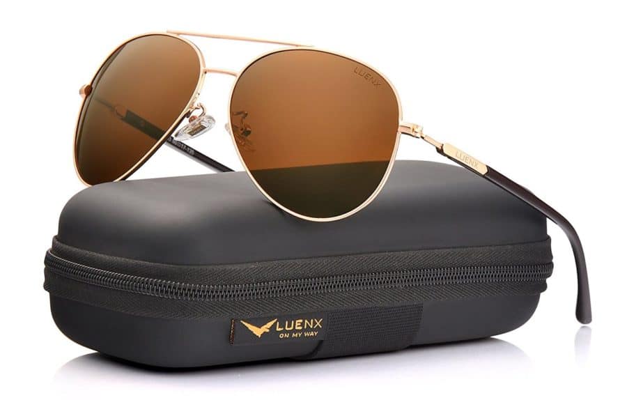 Image of LUENX mens aviator sunglasses