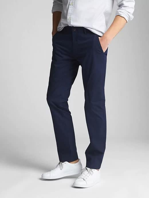 gap wearlight khakis