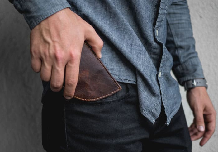 Front pocket wallet
