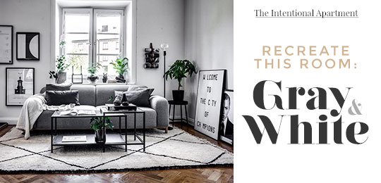 Recreate This Room: Gray & White
