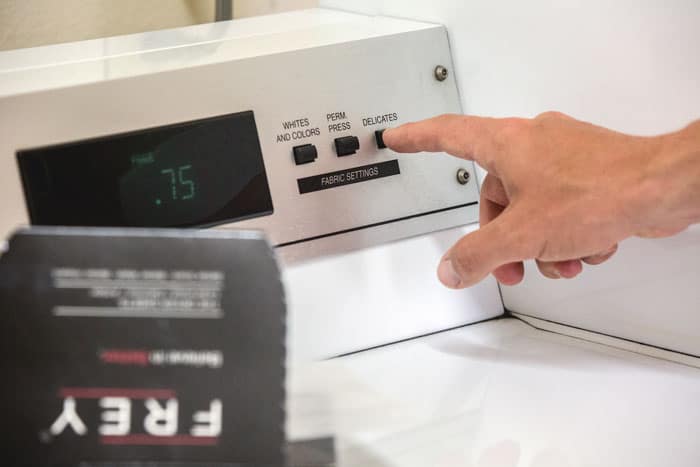 should you dry on hot