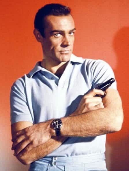 Sean Connery wearing dive watch Sean Connery wearing a submariner dive watch