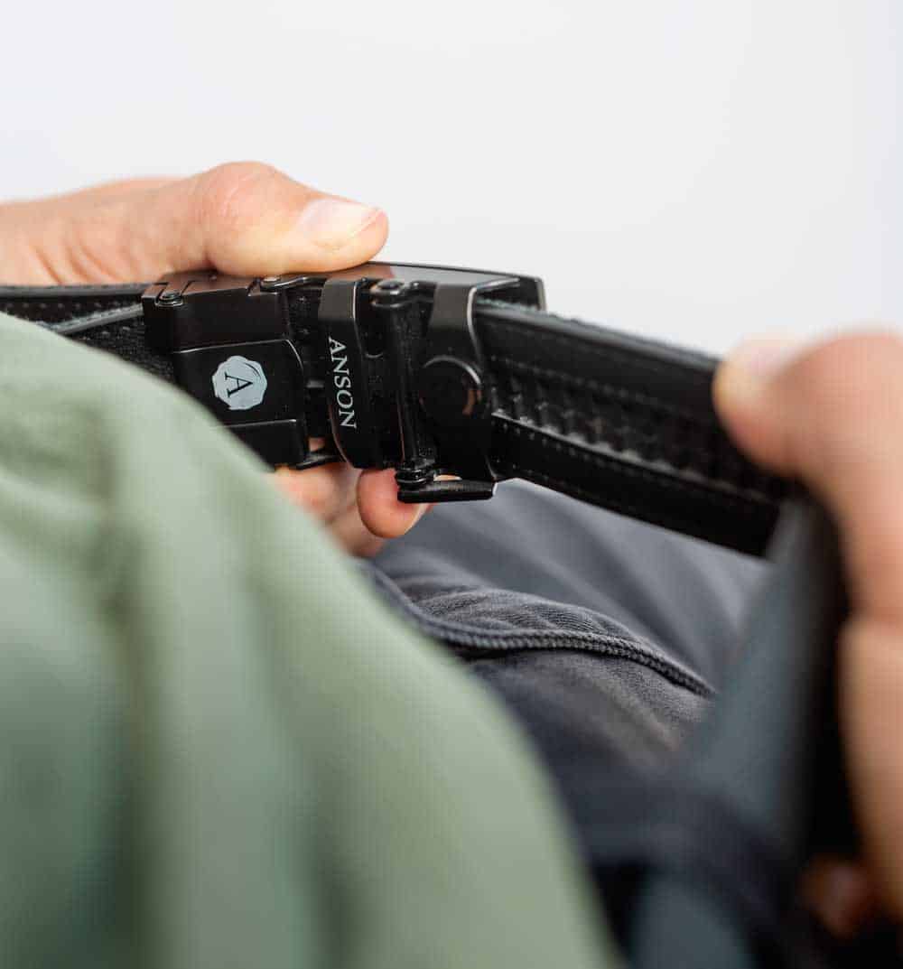 Anson microadjustable ratchet belt