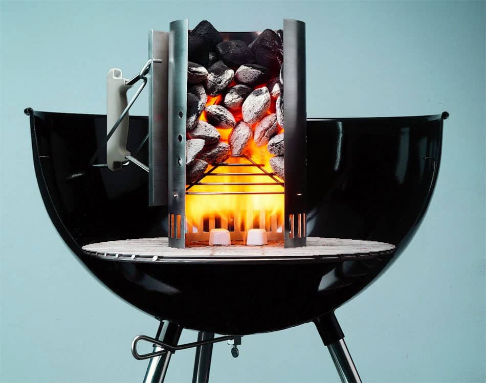 How to use a chimney starter