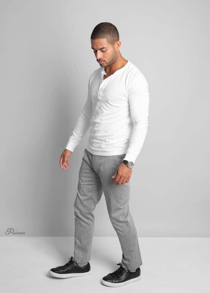 men's minimalist style idea
