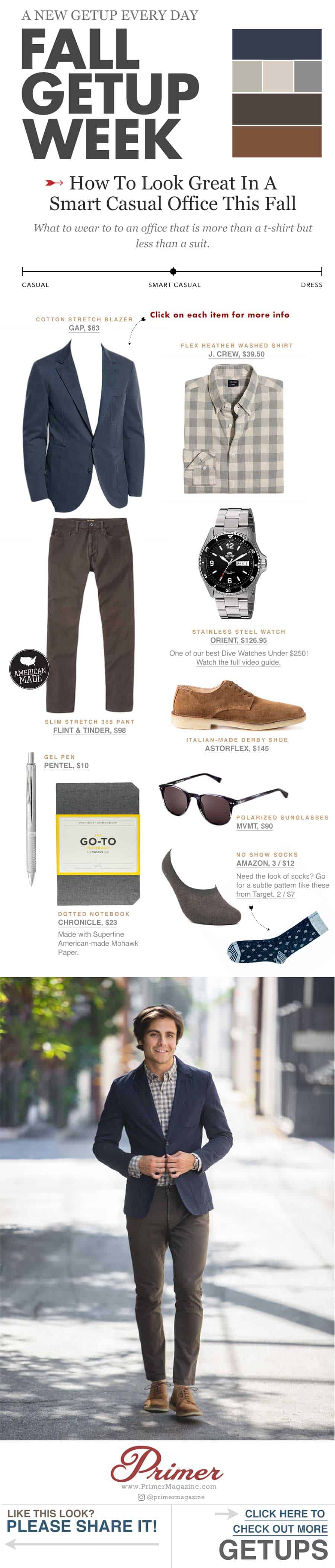 Fall Getup Week Smart Casual Office men fashion