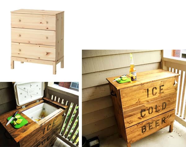 ikea hack ice box