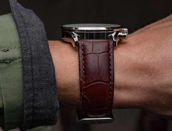 crocodile watch strap vincero