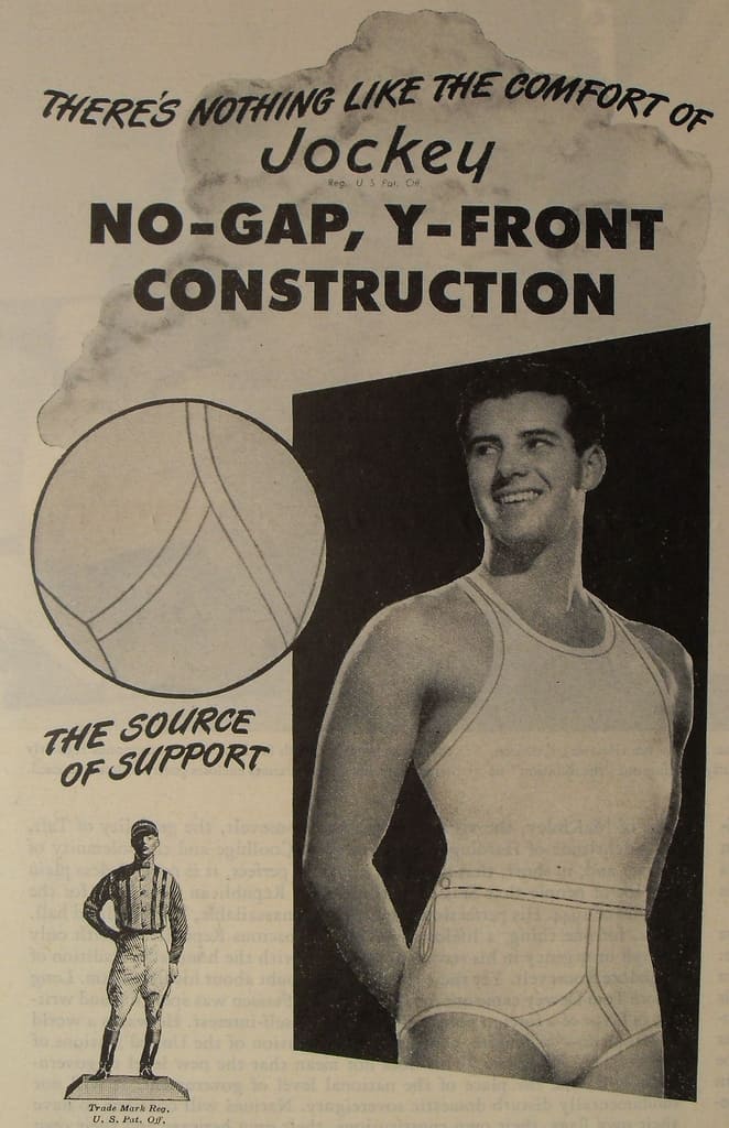 Vintage underwear ad