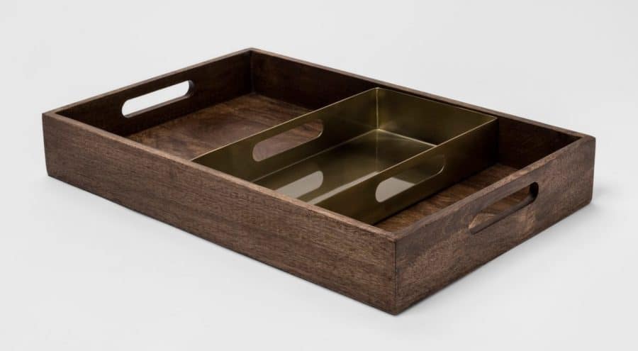 Image of decorative wood tray