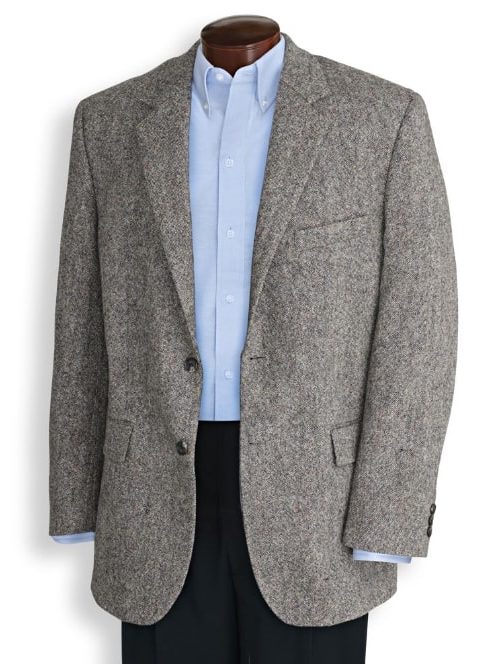 A gray blazer