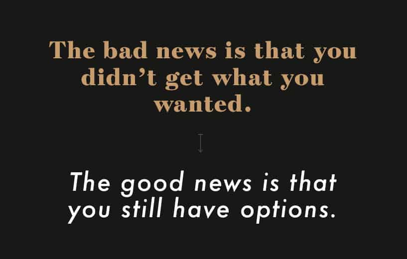 Didn't get the promotion