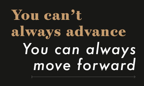 what to do if you don't get a promotion - You can't always advance, you can always move forward