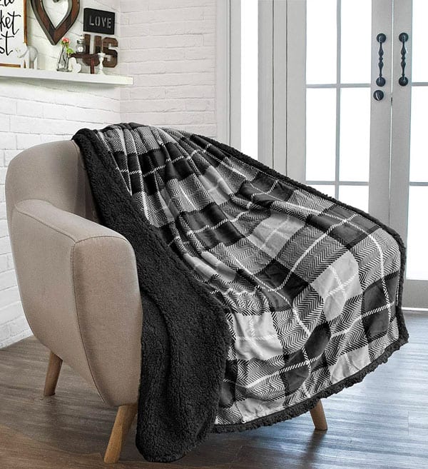affordable plaid blanket