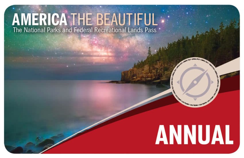 Image of nation parks and federal recreational lands annual pass