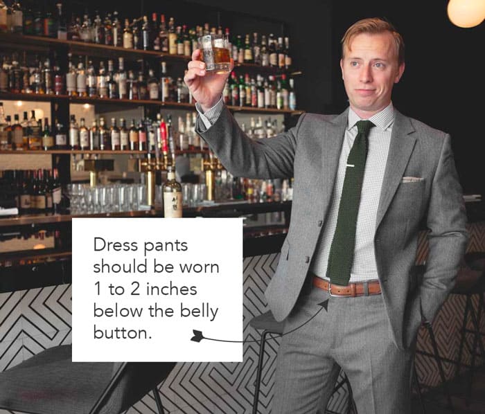 how high to wear pants