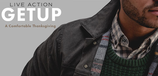 Live Action Getup: A Comfortable Thanksgiving