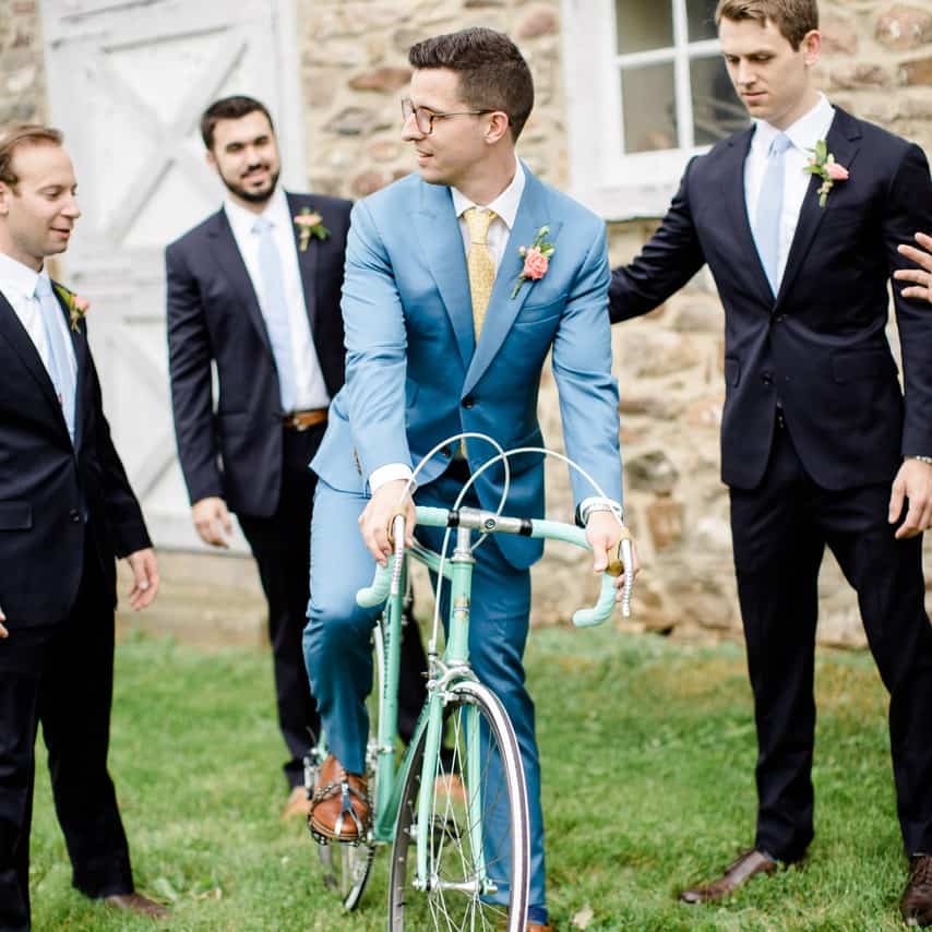 groom with groomsmen
