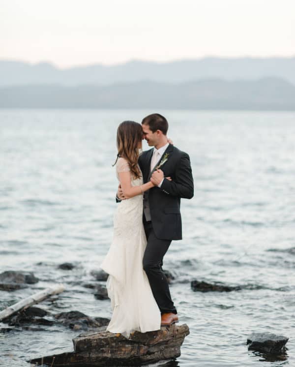 groom white shirt white tie
