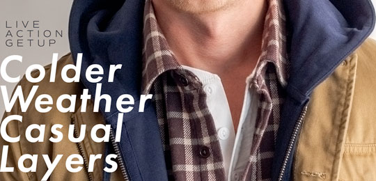 Live Action Getup: Colder Weather Casual Layers