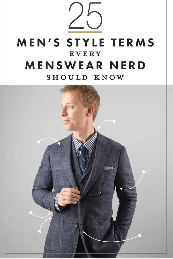 25 Men's Fashion Terms Every Menswear Nerd Should Know