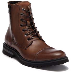 Image of Kenneth Cole Reaction Daxten Leather Lace Up Boot