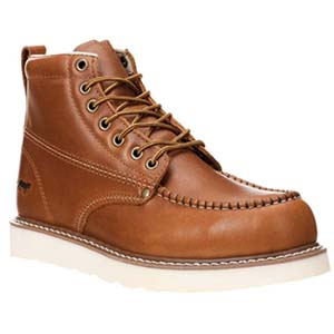 Image of Golden Fox Work Boots 6" Men's Moc Toe Wedge Comfortable Boot for Construction