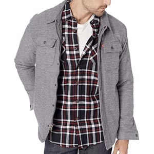 Image of Levi's Men's Sherpa Lined Soft Shirt Jacket