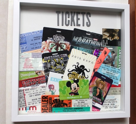 Image of shadow box decor