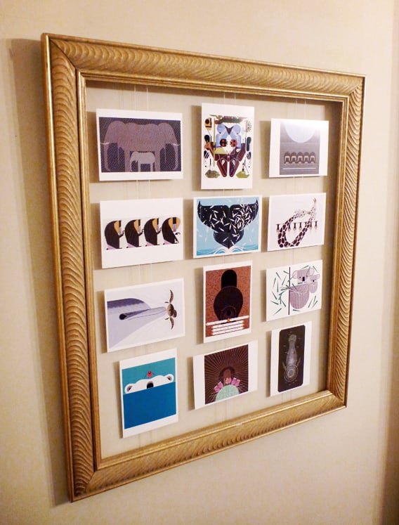 Image of custom frame from The Harpster Home