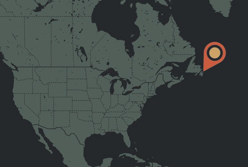 newfoundland-map st johns map north america