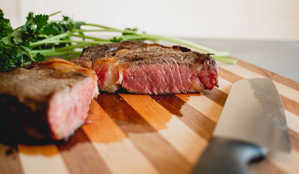 reverse-sear-medium-rare-steak medium rare steak