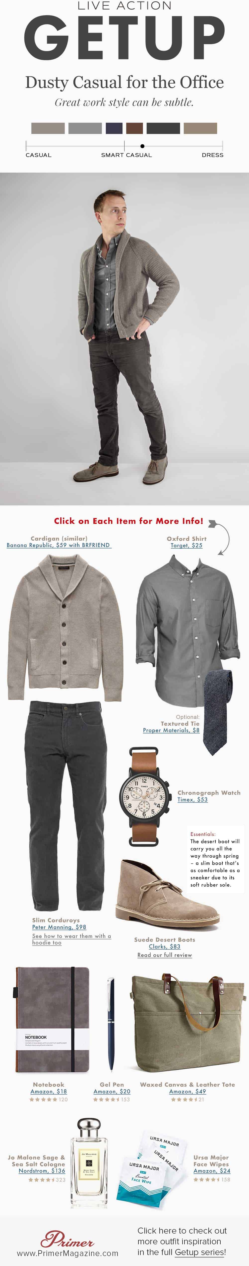 men neutral smart casual outfit