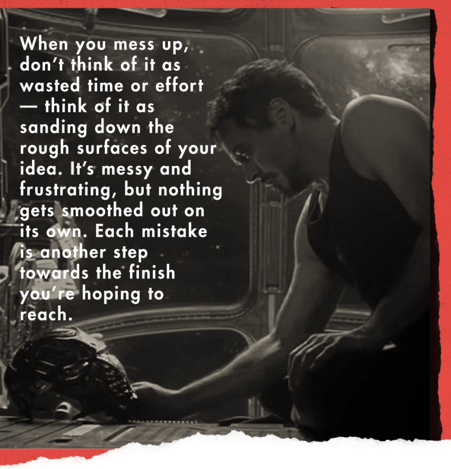 TextEach mistake is another step towards the finish you\'re hoping to reach inset