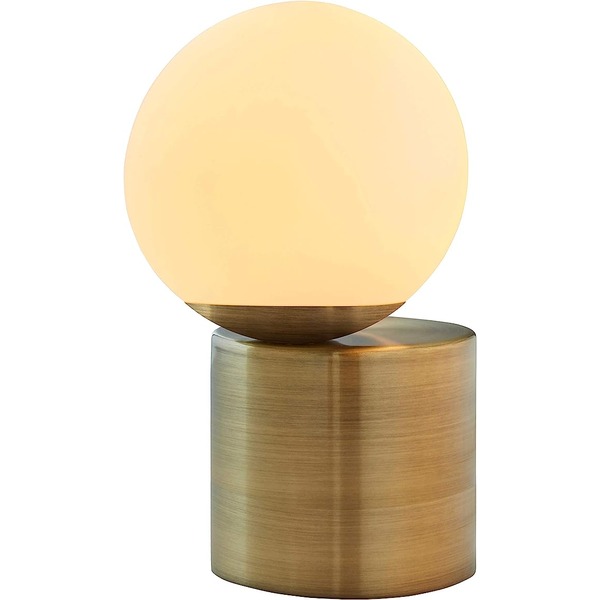 a globe style desk lamp